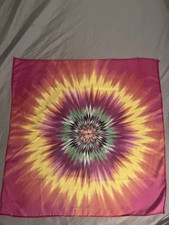 This vibrant tie-dye tapestry features a bold, psychedelic starburst pattern Scarf price
