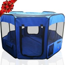 Premium 45" Indoor/Outdoor Pet Playpen Cage Portable Travel Tent Dog Cat FAST Playpen Bed price