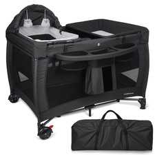 5 in 1 Pack and Play with Bassinet & Changing Table, Portable Foldable Playpen f Playpen Bed price