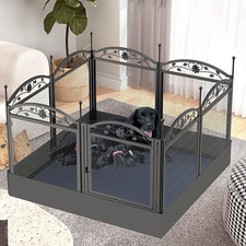 Extra Large Dog Playpen Deep Dog Whelping Fence Pen Box Bed Waterproof Mat Crate Playpen Bed price