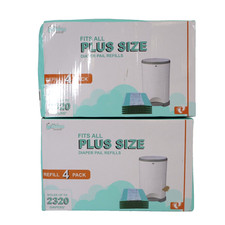 2 BOX USBOO Refills Compatible with Dekor Plus Diaper Pail, 4ct Each (8 Total) Diaper Pail price