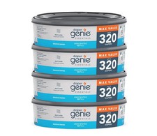 Diaper Genie Essentials Round Refill pack of 4/ Holds Up to 1280 Newborn Diapers Diaper Pail price