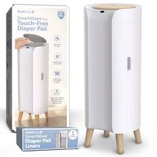 Jool Baby SmartWave Plus Touch-Free Diaper Pail - White Diaper Pail price