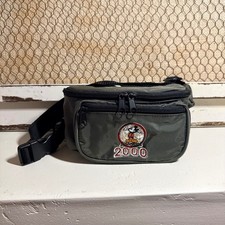 Vintage Y2K Disneyland Fanny Pack Mickey Mouse 2000 Olive Green Travel Bag price