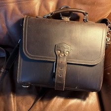 Saddleback Leather Company Dark Coffee Brown Large Satchel Travel Bag price