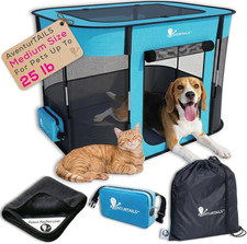 Portable Foldable Dog & Cat Playpen - Indoor Outdoor Travel - Medium Collapsible Playpen price