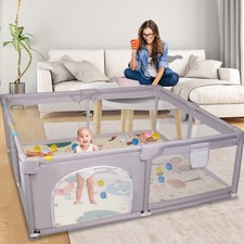 VILOBOS Large Baby Playpen Fence Portable Toddler Activity Center w/ Gate + Ball Playpen price