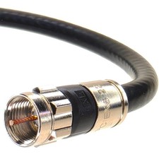 MADE IN USA TRI-SHIELD RG6 COAXIAL PATCH CABLE 75 OHM 18AWG ANTI-UV COMPRESSION Satellite Cable price