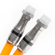 TRI-SHIELD RG-11 DIRECT BURIAL UNDERGROUND COAXIAL CABLE BRASS CONNECTORS UL ETL Satellite Cable price