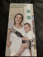 Yaoyuqian Baby Sling Carrier One Shoulder Adjustable Strap 7 to 44lbs - Gray Baby Carrier price