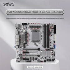 W680 NAS motherboard supports 12-bay server-grade SATA four D5 slots ECC 10G NAS Server price