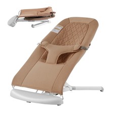 Vevor Baby Bouncer Portable Gentle Rocking Seat 0-9 Months Safety Harness 20Lbs Bouncer-Car Seat Base price