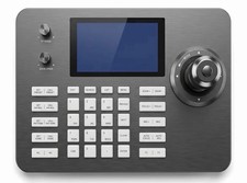 PTZ Camera Controller POE Network 4D Joystick Decoding Keyboard w/5" LCD Screen Security Camera Keyboard price