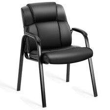 Waiting Room Chair Executive Office Reception Guest Padded Arm PU Leather Executive Furniture Set price