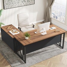 63 Inch Executive Desk Set L-Shaped Office Computer Desk with File Cabinet Executive Furniture Set price