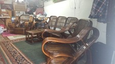 Executive style Rare 5 strand MCM Rattan furniture set Executive Furniture Set price