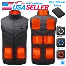 Heated Vest 9 Heating Zones With 10000mAh Battery Pack Electric Heating Vest US Vest (Outdoor) price