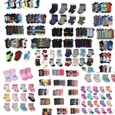 24 Pair Pack Lot Kid Ankle Low Cut Casual Multi Colors Socks Toddler Boy Girl Girls' Socks Set price