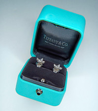 Stunning Small Tiffany & Co. Victoria Collection Earrings. Diamond Earrings price