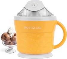 Nostalgia Electric Ice Cream Maker - Fun Kitchen Appliance - Tan - 1.5 Quart Ice Cream Maker price