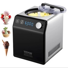 VEVOR 2 Qt Electric Ice Cream Maker Built-In Compressor 180W SS Display Ice Cream Maker price