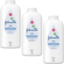 3x Johnson’s Baby Powder with Talc - Silky Soft Skin - 500g Original Formula Baby Powder price