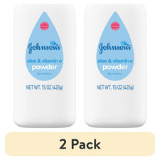 (2 pack) Johnson's Cornstarch Unisex Powder for Baby and Toddler with Aloe,15 oz Baby Powder price