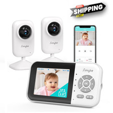 Simyke Video Baby Monitor (BME28-2) - with 2 Cameras and Audio 2.8" Screen Baby Monitor price