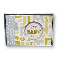 NEW! 4x6 Photo Album Baby Gift in Blue Box Baby Photo Frame-Album price