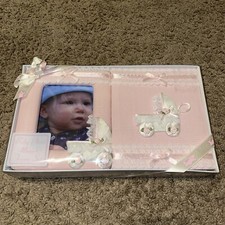 BABIES LOVE! BABY PHOTO ALBUM AND FRAME SET! Frame:3.5x5 Album:100 4x6! SEE! Baby Photo Frame-Album price
