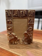 Baby Photo Album Gold Bunny Frame 7x5.5 Inch Baby Photo Frame-Album price