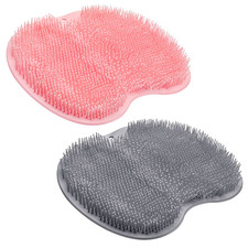 2PACK Shower Foot Scrubber Mat Back Washer Back Exfoliating Bath Wash Pad Wall Foot Towel price