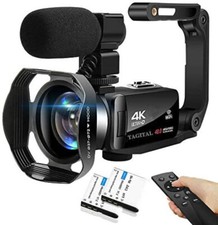 Video Camera Camcorder 4K WiFi 48MP Vlogging Camera for YouTube with Microphone Digital Video Cameras price