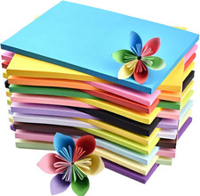 Colored Paper 100 Sheets, 20 Assorted Colors Construction A4 Copy Paper for Scho Colored Copy Paper price