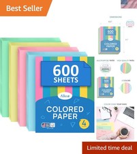 Colored Paper 8.5 x 11 - Copy Paper, 600-Pack Letter Size for Printer, Arts &... Colored Copy Paper price