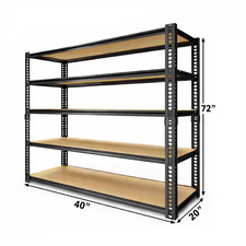Garage Shelving Heavy Duty 3000 LBS 5 Tier Storage Shelves Metal Organizer Rack Office Shelving price