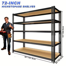 5-Tier Heavy Duty Metal Shelving Unit Adjustable Garage Shelves Utility Rack Office Shelving price