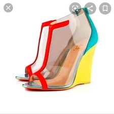 Christian louboutins scuba 100 wedges Wedge Heels price