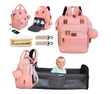3-in-1 Foldable Diaper Bag Backpack Baby Bed Portable Bassinet Travel Crib Baby Crib price