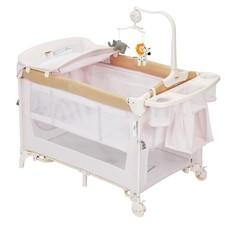 Pack & Play Portable Bedside Crib Bassinet Bedside Sleeper Foldable Baby Playard Baby Crib price