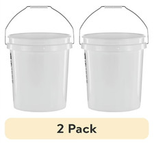 2 pack United Solutions 5 Gallon Round Utility Bucket, Comfort Handle, 1 Each Handle price