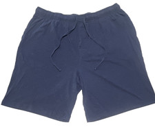 Sonoma Men's Blue Solid Lounge Sleep Shorts L Cotton/Poly Drawstring Men's Pajamas price
