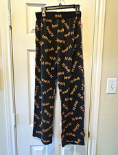Def Leppard Official Merch  Fleece Logo Graphic Pajama Size S Black Men's Pajamas price