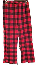 Just Love Red/Black Plaid Fleece Polyester Pajama Pants M 6734-10195 Men's Pajamas price
