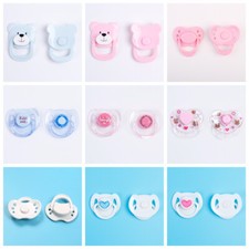 2X Magnetic Pacifiers Soother Pacifier for Reborn Dolls Baby Doll Accessory DIY Pacifier Accessory price