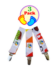3 Pack Animal Pacifier Clips – Binky Soothie Holders Accessory for Boys & Girls Pacifier Accessory price
