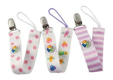 3-Pack Baby Accessory Bugs Pacifier Clips for Girls Cute Soothie & Binky Holders Pacifier Accessory price