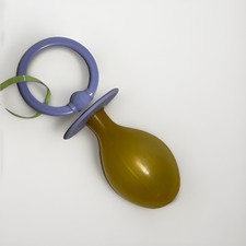 Giant Lavender Pacifier Costume Accessory – Squeaky Adult Cosplay Baby Gag Gift Pacifier Accessory price