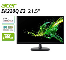 Acer EK220Q E3 21.5" Widescreen LED Monitor 1920x1080 100Hz 250Nit Refurbished Monitor price