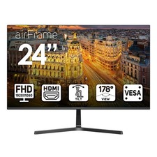 24" FHD Monitor, 1920x1080, 75hz,  VESA, Tilt, HDMI/VGA, Slim Bezel Monitor price